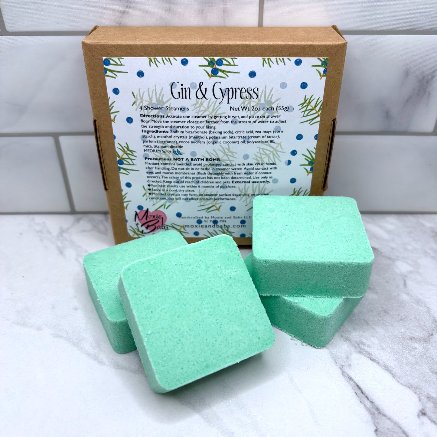Gin and Cypress Shower Steamers