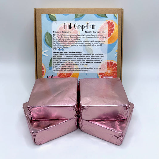 Pink Grapefruit Shower Steamers