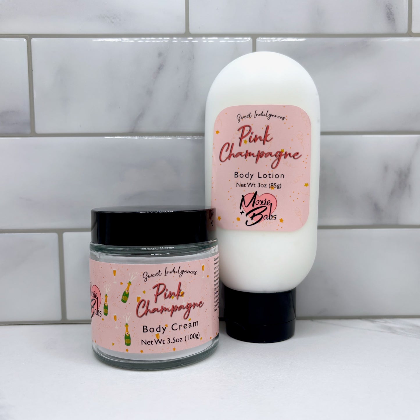 Pink Champagne Body Cream and Lotion