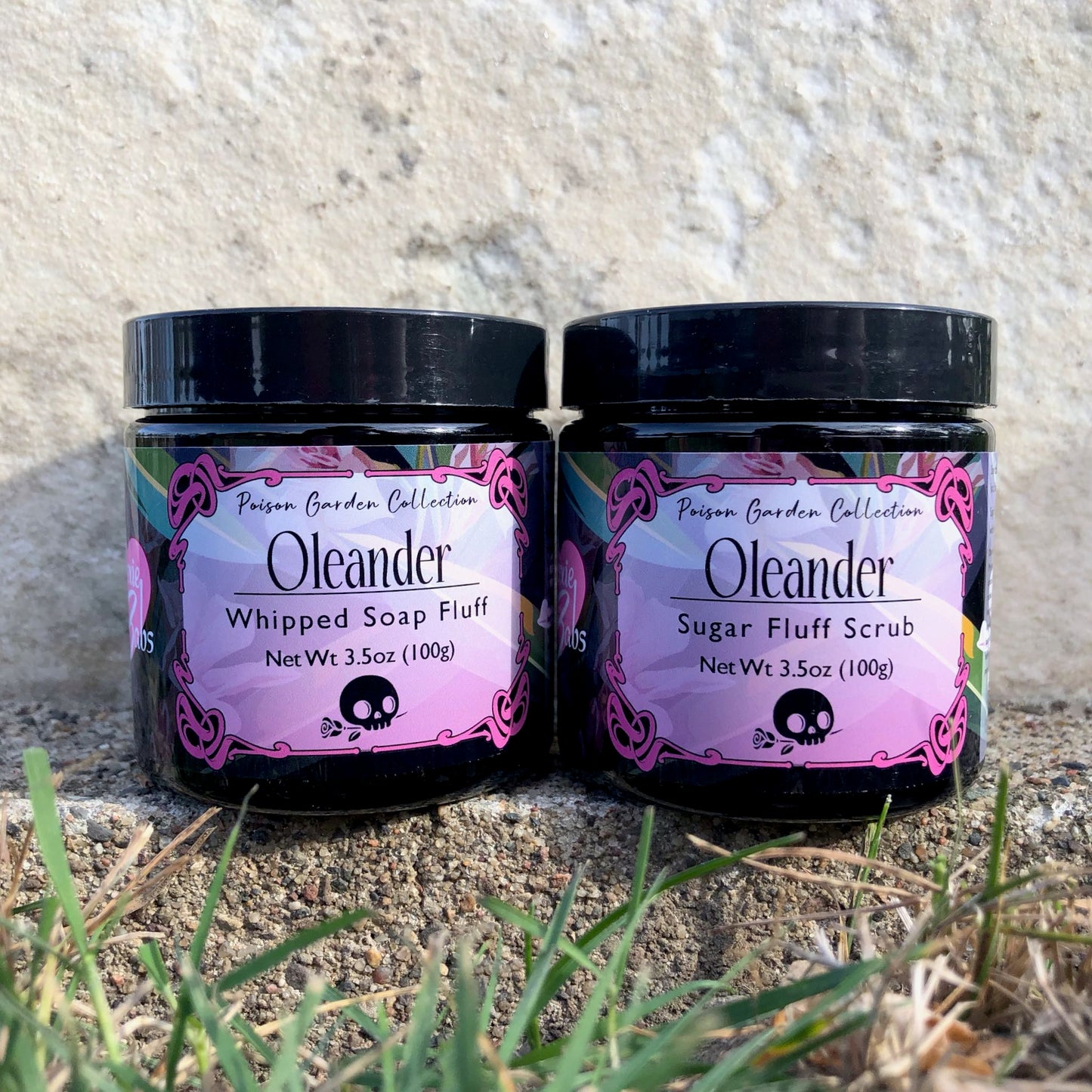 Oleander Fluff and Scrub Moxie and Babs