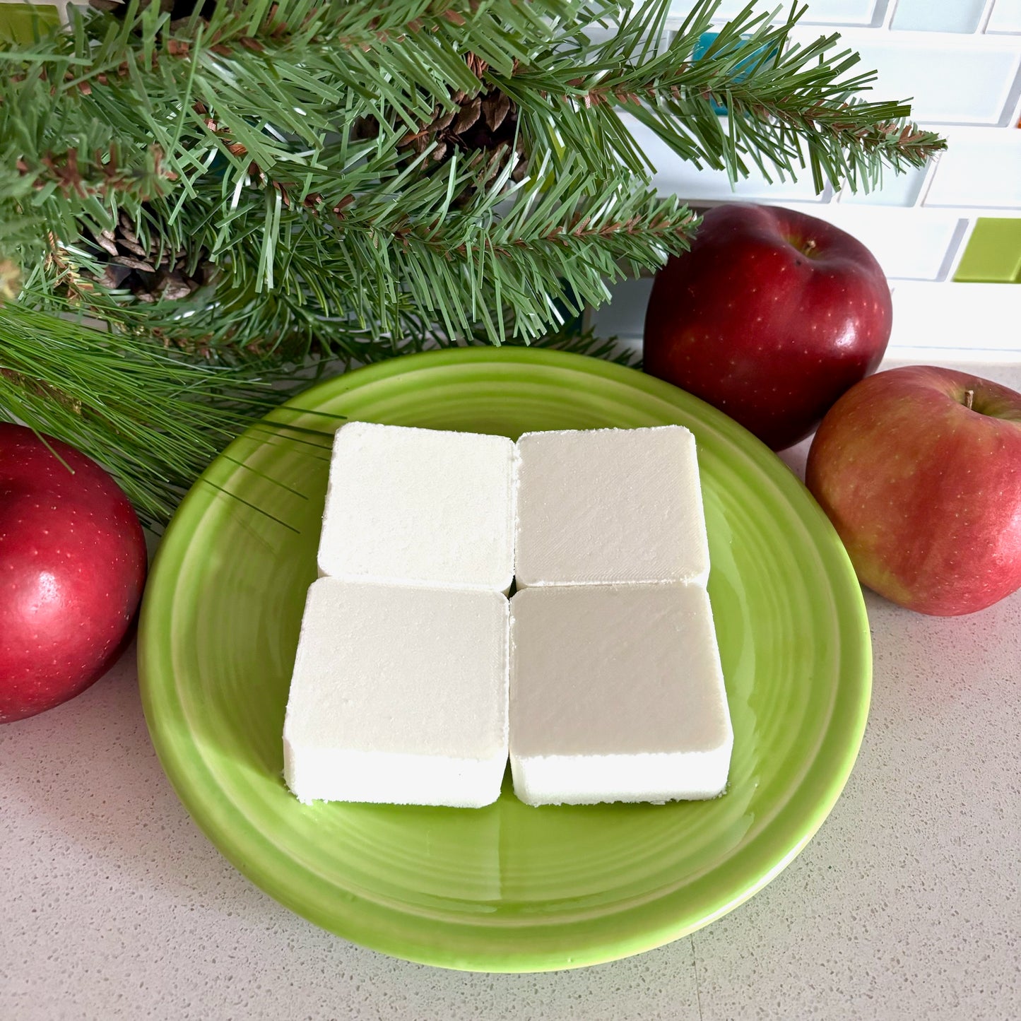 GLOW in the Dark Shower Steamers: Harvest Apple and Pine