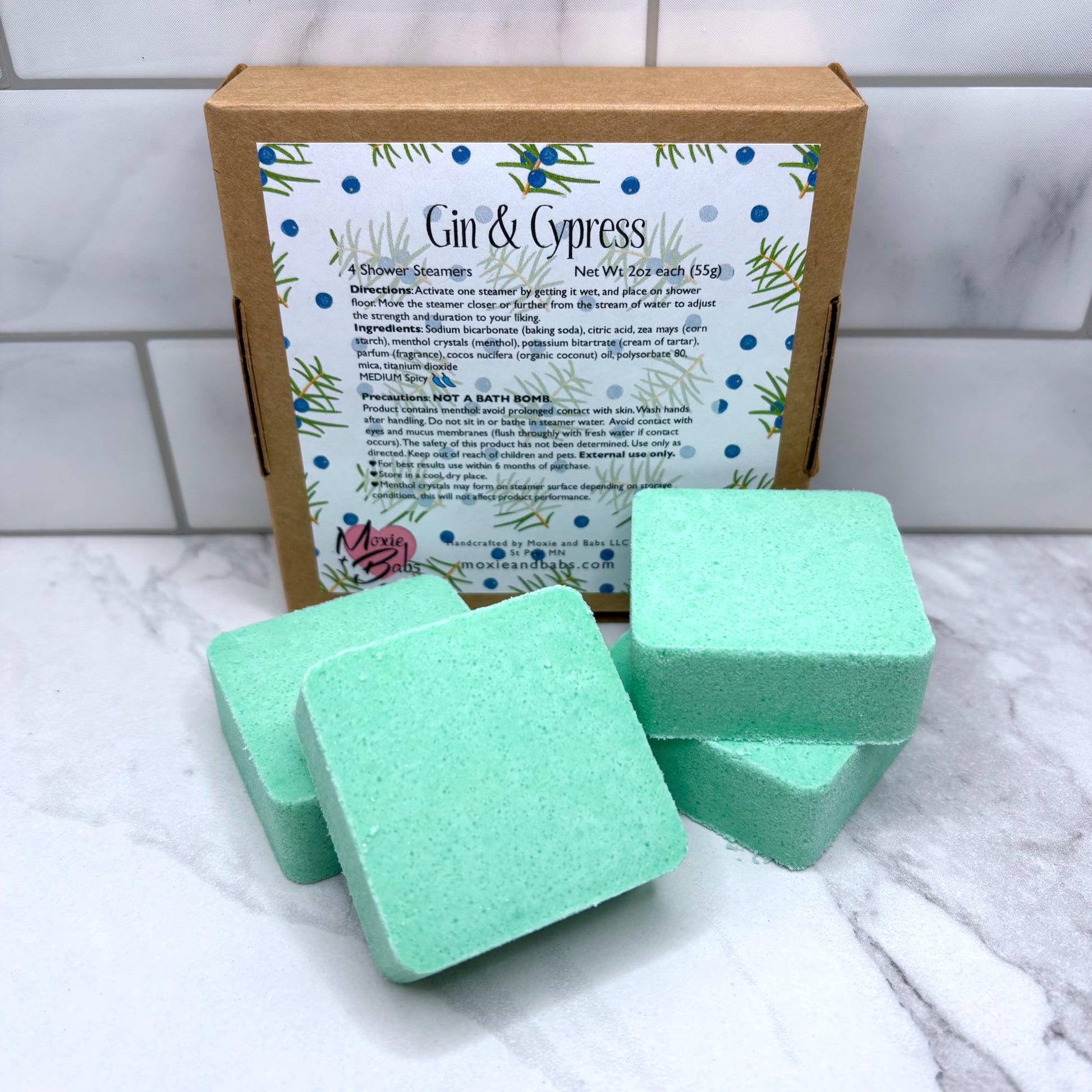Gin and Cypress Shower Steamers