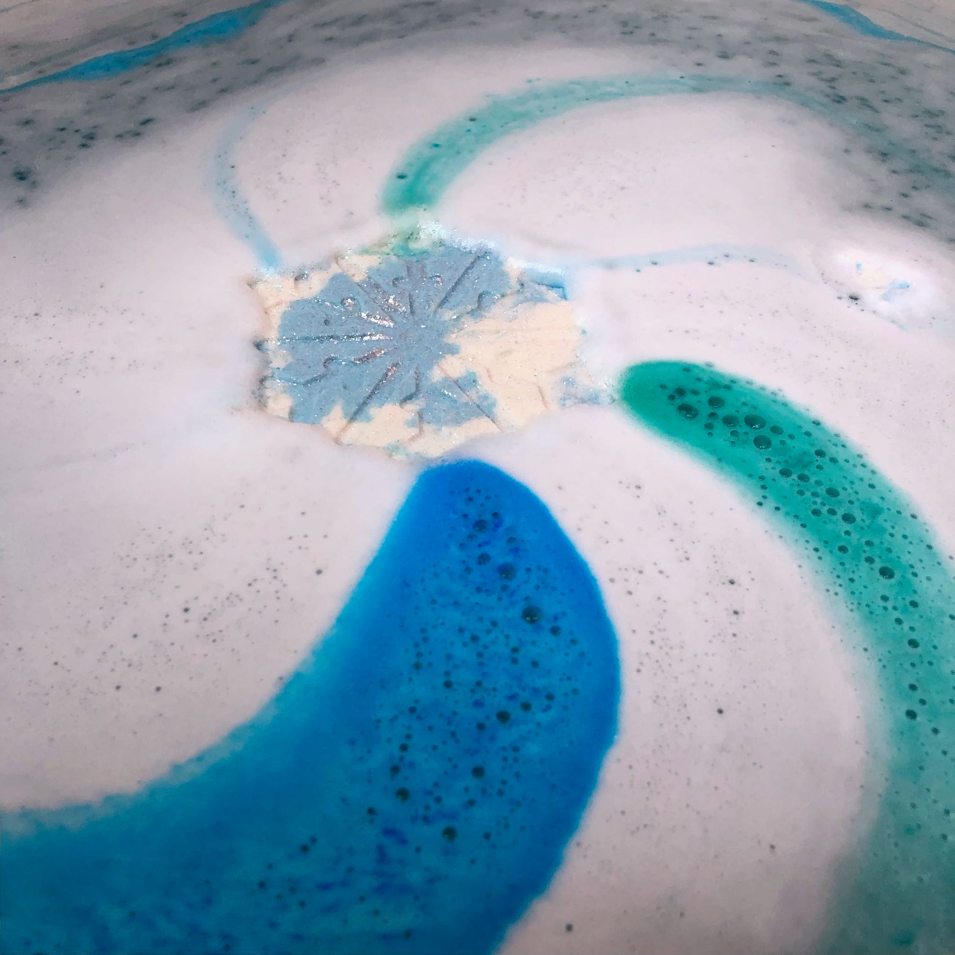 Blue Snowflake Demo Moxie and Babs