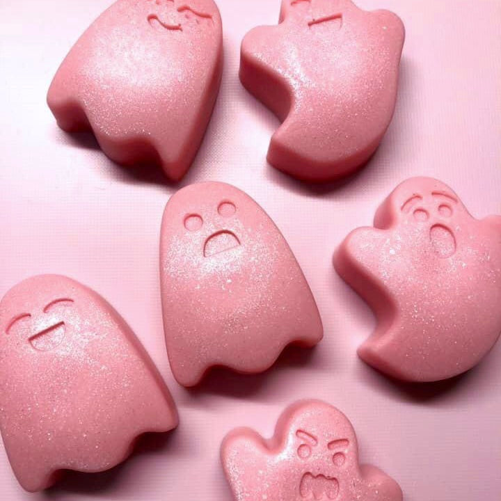 Pink Ghost Bar Soaps Moxie and Babs